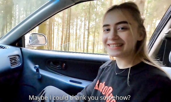 Опаздывала к бабушке и решила воспользоваться автостопом!